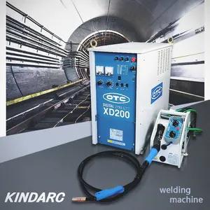 Equipamento de solda industrial para aço carbono, pistola de solda com alimentador de fio de 200 ampères, máquina de solda CO2/MAG