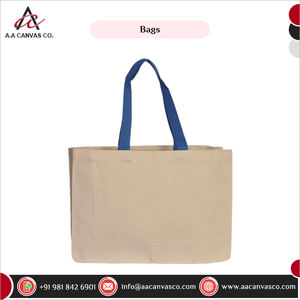 Experiencia Profunda en la Fabricación de Bolsas de Compras Reutilizables de Lona Color Crema con Logotipo y Diseño Personalizados a Precio Descontado - Product Image 3