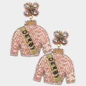 Conjunto DE BODA bohemio de estilo americano europeo-Pendientes occidentales con cuentas azules y amarillas Rani con tachuelas doradas Diseño clásico al por mayor - Product Image 4