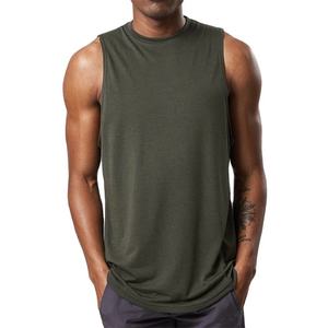 Camisetas sin mangas de Gimnasio Deportivo de alta calidad, camiseta de culturismo, chalecos de gimnasio de fibra de bambú de algodón, camiseta sin mangas de entrenamiento para hombre, tarifa al por mayor - Product Image 6