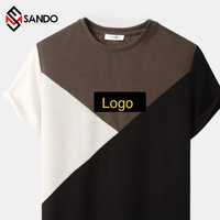 Conjunto de Pantalones Cortos y Camiseta para Hombre, Diseño Veraniego, Holgado, Color Sólido, Logotipo Personalizado de Alta Calidad, Nuevo Diseño, Venta al Por Mayor