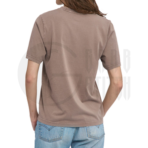 Camiseta Unisex Vintage Lavada al por Mayor, de Algodón Pesado, Estilo Oversize, para Streetwear, con Logotipo Personalizado, OEM ODM - Product Image 5