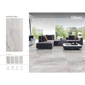 ยี่ห้อ Vistaar 60*120ซม. 600*1200มม. 24*48 porcelanato มันวาวคุณภาพสูง alaska Bianco กระเบื้องหินอ่อน - Product Image 6