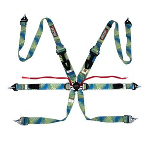 Harnais de course à 6 points TBRACING SPORT PLUS 4 homologué FIA 8853 2016, ceinture de sécurité ultra légère, OEM ODM, vente en gros, polyester - Product Image 2