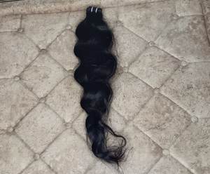 Extensions de cheveux humains vierges Remy, cheveux indiens, extensions de cheveux très demandées pour les femmes noires - Product Image 2