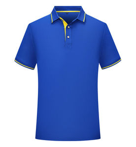 Polo informal de negocios para hombre de alta calidad para verano logotipo personalizado transpirable XL diseño de manga corta - Product Image 5