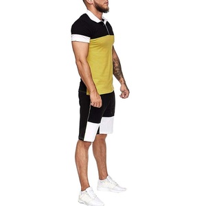 ชุดเสื้อโปโล2ชิ้นสำหรับผู้ชายชุดกางเกงขาสั้นเสื้อ2ชิ้นชุดสำหรับฝึกซ้อมเสื้อฤดูร้อนโลโก้แบบกำหนดเอง - Product Image 6