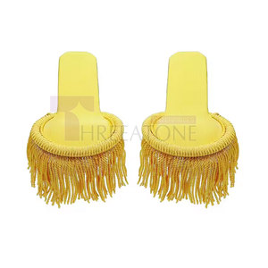 Flecos de Hilo de Bullion Grueso Bordados de Alta Calidad para Uniformes Formales - Duraderos, Reutilizables, Tamaños y Colores Personalizables - Product Image 1