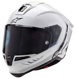 Nouveau casque de moto Alpine Stars Super Tech R10 Carbon blanc - Product Image 5