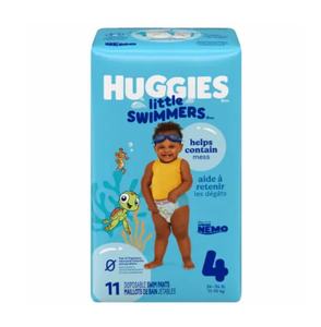 Couches-culottes de bain Huggies Little Swimmers de qualité export, anti-fuites, idéales pour la piscine, la plage et les voyages - Product Image 1