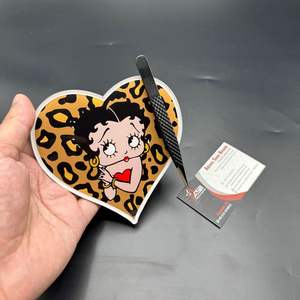 Betty Boop แผ่นต่อขนตาอะคริลิคพร้อมแม่เหล็กสำหรับแหนบแผ่นต่อขนตาโลโก้แบบกำหนดเอง - Product Image 3