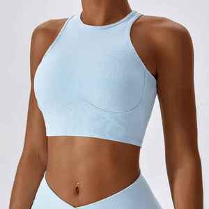 Ensemble de fitness personnalisé pour femmes-Ensemble de yoga et d'entraînement de gymnastique en nylon à compression de 2 pièces avec quantité minimale de commande bas - Product Image 5