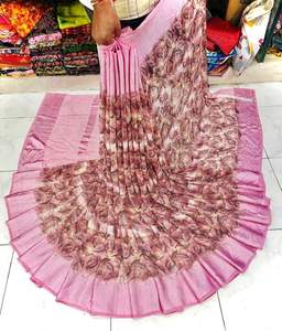 Venta caliente sudanés thoub tela de gasa Multicolor tela de gasa de poliéster fabricante al por mayor - Product Image 6