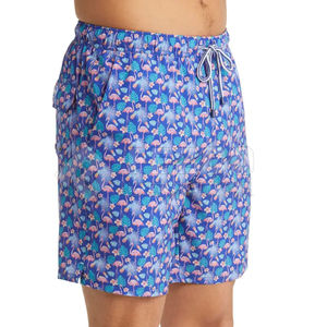Shorts de plage décontractés pour hommes en coton uni, de haute qualité, séchage rapide, respirants, taille élastique, nouveau design - Product Image 3