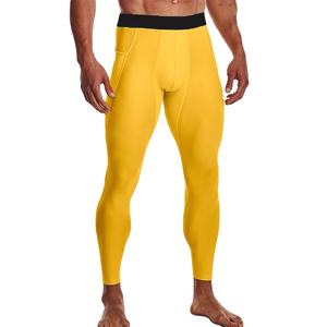 Pantalon de yoga sportif pour homme, taille élastique haute élasticité, transfrontalier, séchage rapide, ajusté, grande taille, printemps été, entraînement - Product Image 4