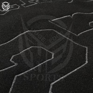 แจ็คเก็ตวาร์ซิตี้ผ้าวูลเคลือบแบบลำลองสำหรับฤดูหนาว พร้อมงานปัก คุณภาพสูง บริการ OEM แห้งเร็ว ซับในทำจากวูลที่เป็นมิตรต่อสิ่งแวดล้อม - Product Image 3