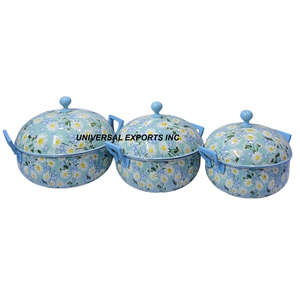 Chauffe-plats en bois nacré Casserole faite à la main de belle qualité Forme ronde Nouveau Hotpot en bois de luxe - Product Image 3