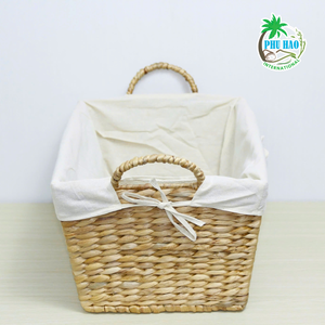 HOT SELLING PRODUCT Vietnam Eco-Friendly <b>Gift</b>: Water Hyacinth <b>Baskets</b> for All Spaces Export From Vietnam - Product Image 4