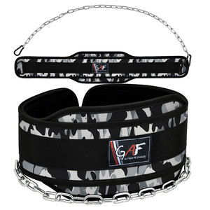 GAF Heavy Duty Fitness Ejercicio con cadena de acero Cinturón de inmersión de neopreno Diseña tu propio cinturón de inmersión de neopreno de color sólido - Product Image 6