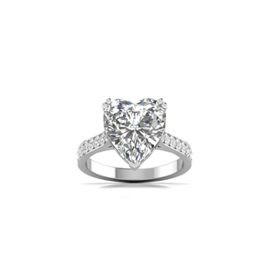 Elegante Anillo de Diamante Solitario con Corte Corazón de 3 Quilates para Mujer, Regalo de Compromiso, Boda, Aniversario, Joyería Fina de Lujo - Product Image 2