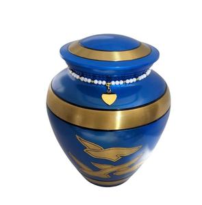 โกศเพลิงศพนกพิราบบินเทพเจ้าที่สวยงาม โกศศเพลิงที่สวยงามพร้อมทองเหลือง 100% - Product Image 2