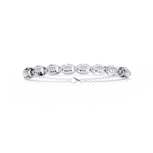 Fabulosa Pulsera y Brazalete de Diamantes Cultivados en Laboratorio en Oro de 18K - Product Image 2