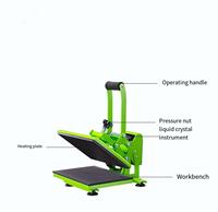 Machines de presse à chaud pneumatiques intelligentes de format A4 pour la sublimation, transfert thermique, tapis de souris, t-shirt, machine d'impression de logo personnalisée