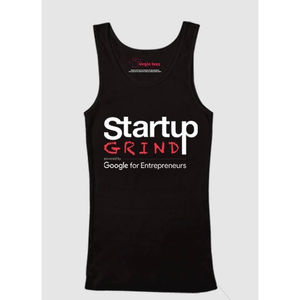 Débardeur de sport pour homme Startup Grind, respirant, noir, avec capuche, 100% coton et polyester, vêtements de fitness pour l'entraînement - Product Image 1