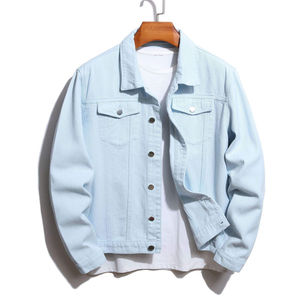 Veste en jean prête pour l'extérieur, tissu en coton doux, coupe confortable pour un usage décontracté, les voyages et le confort quotidien - Product Image 1