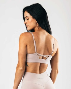 Sujetador deportivo de realce con espalda cruzada de nuevo diseño para mujer - Product Image 4