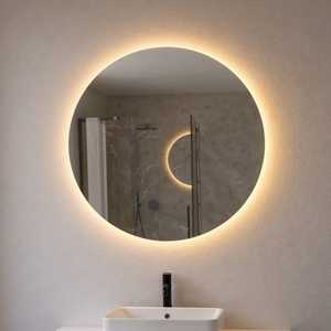 เฟอร์นิเจอร์ห้องน้ำ กระจก LED ทรงกลม 60 ซม. พร้อมไฟเรโทรอิลูมิเนชั่น ดีไซน์อิตาลี-โคริซินี - Product Image 1