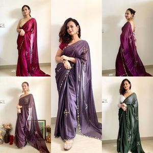 Vente en gros en Inde, saris en soie épais de Rangoli pour mariage et fête, saris en soie uniques aux prix de gros - Product Image 6