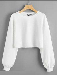 Offre spéciale sur un t-shirt pour étudiantes en coton lourd de qualité, deux tons, nouveau crop top tendance d'été avec un sens du design, idéal pour les étudiantes - Product Image 6