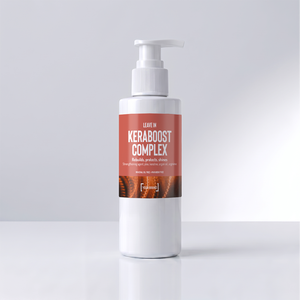 White Label KERABOOST COMPLEX Restructuring Leave-In Cream Nourishing <b>Hair</b> with Plex Argan <b>Oil</b> & Arginine Made in Italy - Product Image 1