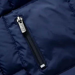 Gilet matelassé sans manches pour homme, en toile imperméable, grande taille, décontracté, printemps, avec design à bulles - Product Image 5