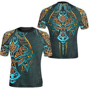 Mma Rash Guards imprimés numériques personnalisés Rash Guard Surf Rash Guard Mens Rash Guards Kids Rash Guards de haute qualité - Product Image 1