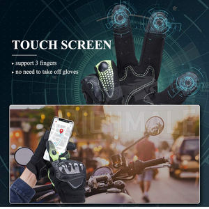 Nouvelle arrivée Gants de moto design Gants de moto en cuir de vache véritable Gants de moto - Product Image 2