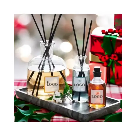 SCH Luxury Fragrance Diffuser Gift Set Customized Glass Bottle Reed Diffuser