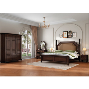 Juego de Dormitorio Clásico Americano de Madera Maciza a Bajo Precio, Tamaños King y Queen para Uso en Hoteles, <span class=keywords><strong>Goodwin</strong></span> GYD03 - Product Image 1
