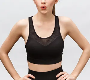 Glossy Solid Color One Piece Underwear Female Gathering Receiving Embroidery Breast Seamless Large Size Sports Bra supplier