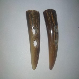 Set of Natural Black Buffalo/Ox Horn Buttons With Stone Main Fashionable <b>Tie</b> <b>Clips</b> & Cuff Links - Product Image 2