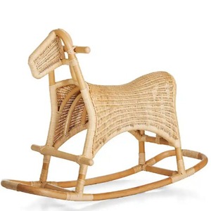 Vente en gros de cheval à bascule en rotin de style unique pour bébés enfants tout-petits produits d'extérieur pour bébés - Product Image 5
