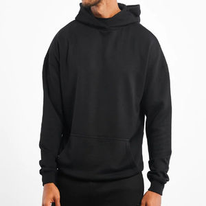Vente chaude grande taille hommes à capuche 100% coton respirant polaire sweat avec logo privé imprimer vêtements d'hiver - Product Image 4