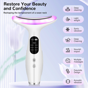 Instrument de Beauté Multifonctionnel pour le Cou, Masseur de Colonne Cervicale avec Vibration et Compresse Chaude pour le Cou et le <span class=keywords><strong>Visage</strong></span>, Masseur Liftant du Cou - Product Image 2