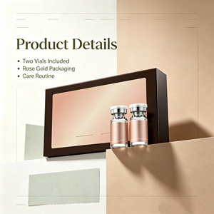Kit de soins du visage Exosome‑Complex, poudre lyophilisée et flacons de liquide HA stérilisés pour les professionnels de la beauté - Product Image 2