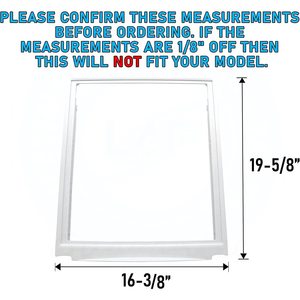 Nueva Tapa para el Contenedor Superior del Refrigerador Frigidaire (240599301) - Plástico - Product Image 2
