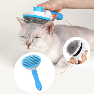Meilleure vente de produits sur Amazon moins cher prix brosse de toilettage pour animaux de compagnie automatiquement chien chat brosse à lisser enlever les poils de chien peigne pour animaux de compagnie - Product Image 6