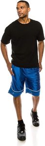 Short de basket-ball de gymnastique décontracté pour hommes avec logo personnalisé OEM 100% Short en maille grande taille en polyester écologique à motif solide sublimé - Product Image 4