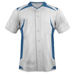 Uniforme de Béisbol y Sóftbol de Primera Calidad, 100% Poliéster, Transpirable, con Cuello en V, Bolsillos y Contraste de Color, Superventas - Product Image 6