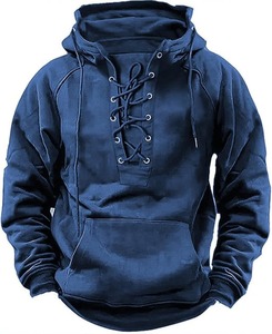 2025 nouvelle mode qualité supérieure à capuche quart Zip pull Cargo à capuche veste sweat à capuche avec poches prix de gros - Product Image 6